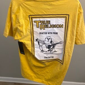 NWT True Religion poster Buddha Logo Tee